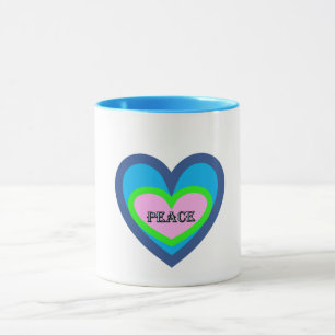Friedliches Herz Tasse