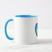 Friedliches Herz Tasse (Links)