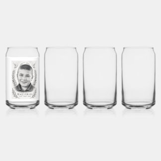 Friedliches Kind Custom Glas - Weltfriedenstag Des