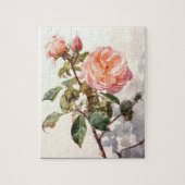 Friedliches Klettern Rose im Wasser Puzzle (Vertikal)