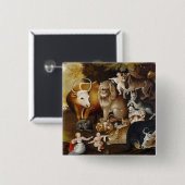 Friedliches Königreich, c.1834 (Öl auf Leinwand) Button (Vorne & Hinten)