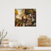 Friedliches Königreich - Edward Hicks Fine Art Pos Poster (Küche)
