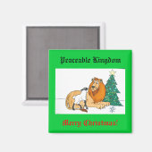 Friedliches Königreich Magnet (Vorderseite/Rückseite)