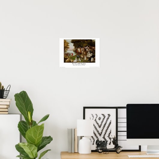 Friedliches Königreich - Poster (Heimbüro)