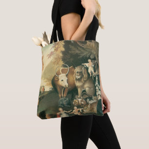 Friedliches Königreich von Edward Hicks Vintage Fo Tasche