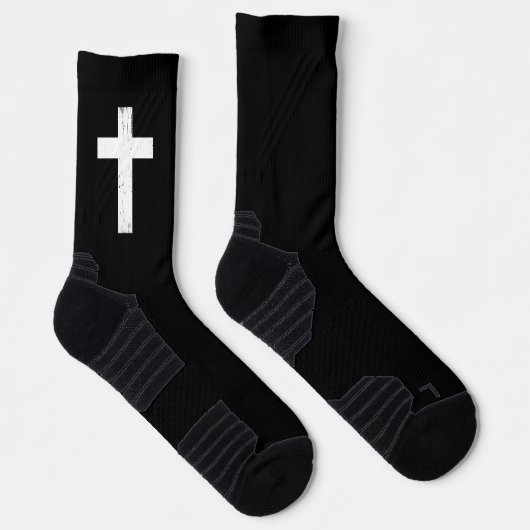 Friedliches Kreuz Socken (Rechts)