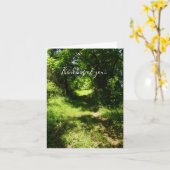 Friedliches Land beim Gedanken an Ihre Karte (Gelbe Blume)