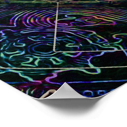 Friedliches Leben Poster (Ecke)