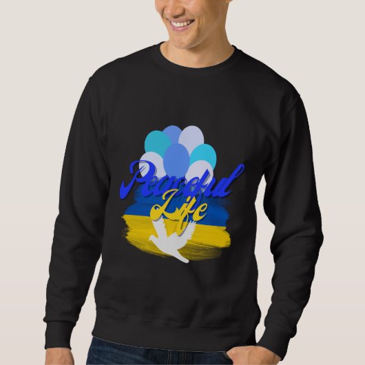 Friedliches Leben Sweatshirt (Vorderseite)
