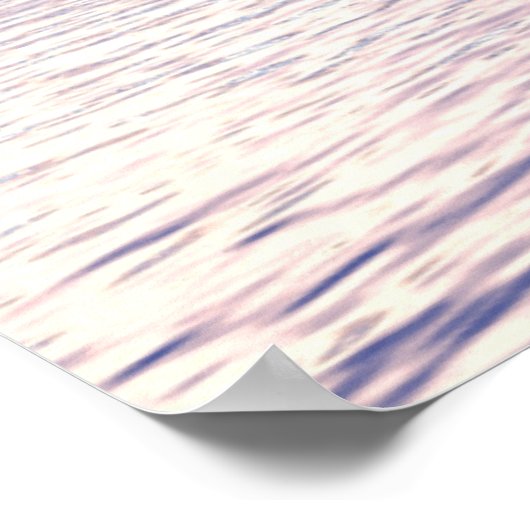 Friedliches Meer Poster (Ecke)