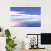 Friedliches Meer Poster (Heimbüro)
