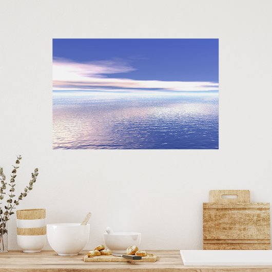 Friedliches Meer Poster (Küche)