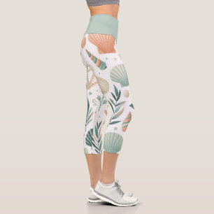 Friedliches Meeresleben Capri Leggings