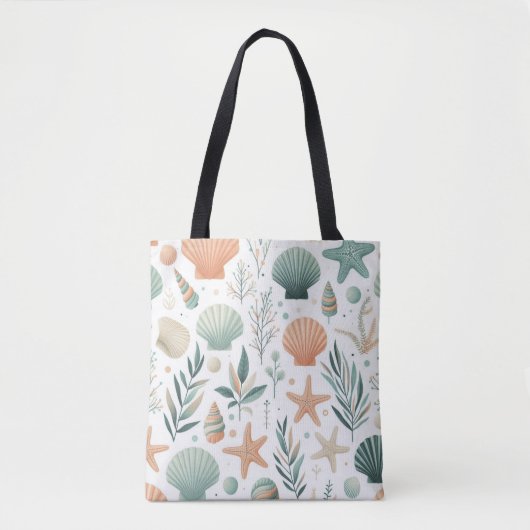 Friedliches Meeresleben Tasche (Vorderseite)