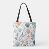 Friedliches Meeresleben Tasche (Rückseite)