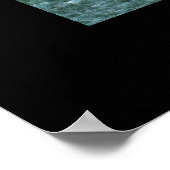 FRIEDLICHES Motivierend Waldbrandplakat Poster (Ecke)