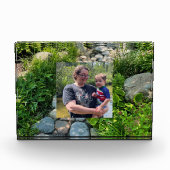 Friedliches Muster für den Sonnenlichtweg Fotoblock (Vorderseite)