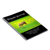 Friedliches Palomino-Pferdegebet Journal Notizblock (Rechte Seite)