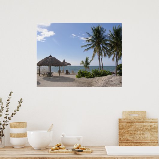 Friedliches Paradies Poster (Küche)