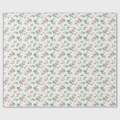 Friedliches Pastellbouquet Geschenkpapier (Flach)