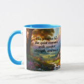 Friedliches Pferd Land Mug Tasse (Links)