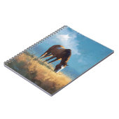 Friedliches Pferdewiese-Notebook Notizblock (Linke Seite)