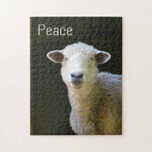 Friedliches Schaf Puzzle (Vertikal)