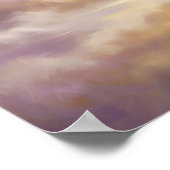 Friedliches Soft-Landschaft-Poster Poster (Ecke)