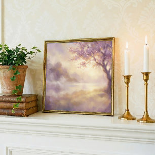 Friedliches Soft-Landschaft-Poster Poster