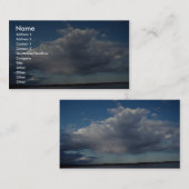 Friedliches Statocumulus (fallender Regen) Visitenkarte (Vorne/Hinten)