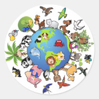Friedliches Tierreich - Tiere in der ganzen Welt