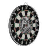 Friedliches Waldtierzieldesign Dartscheibe (Vorderseite Links)