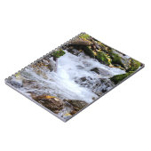 Friedliches Wasserfall-Foto Notizblock (Linke Seite)