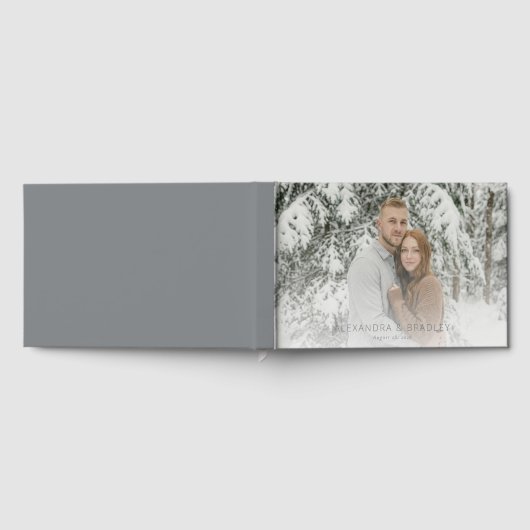 Friedliches Winterfoto Gästebuch (Voll)