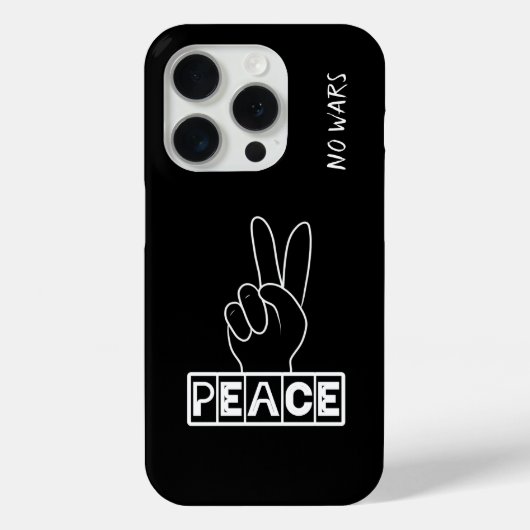 Friedliches Zeichen Case-Mate iPhone Hülle (Rückseite)