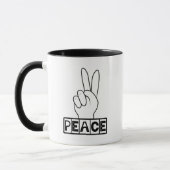 Friedliches Zeichen Tasse (Links)