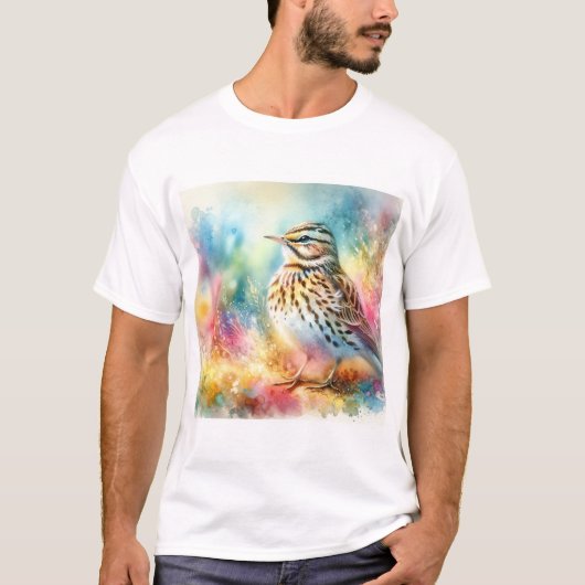 Friedmanns lark 310724AREF143 - Watercolor T-Shirt (Vorderseite)