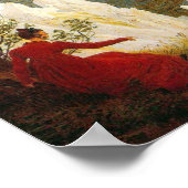 Friedrich - Chalk Cliffs on Ragen Poster (Ecke)