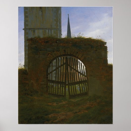 Friedrich - Churchyard Gate Poster (Vorne)