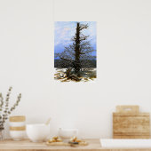 Friedrich - Eichenbaum im Schnee Poster (Küche)