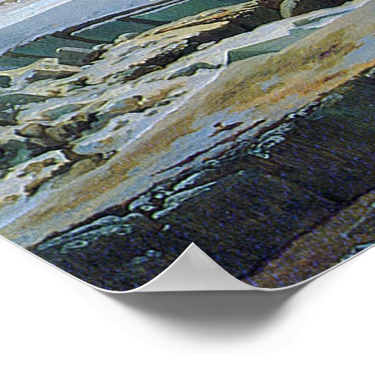 Friedrich - Eismeer Poster (Ecke)