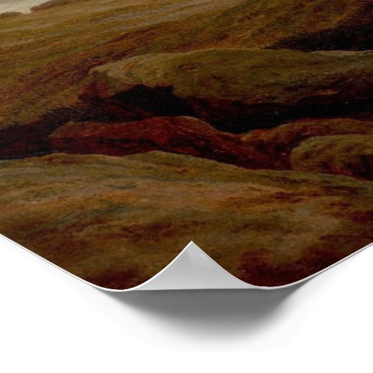 Friedrich - Erinnerungen der Riesengebirge Poster (Ecke)