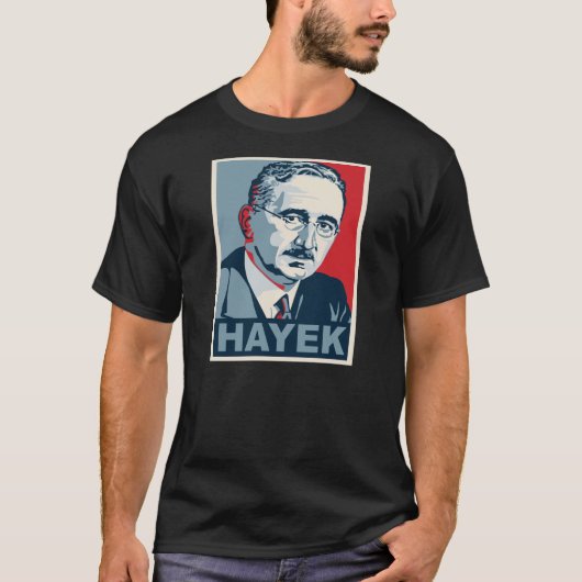 Friedrich Hayek T-Shirt (Vorderseite)