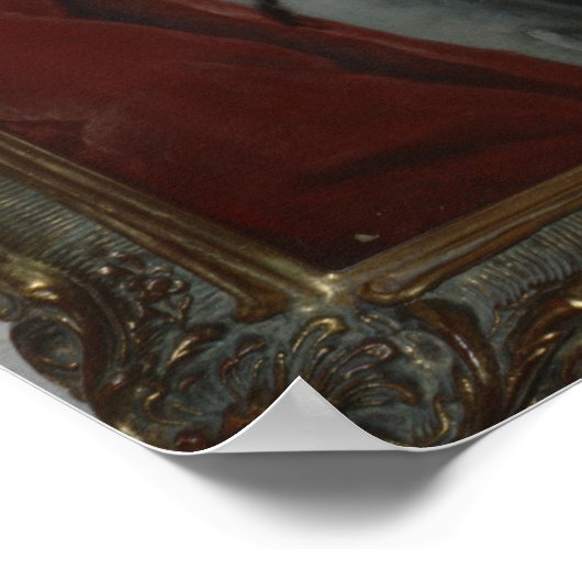 Friedrich II. der Große Preußen nach 1753 Poster (Ecke)