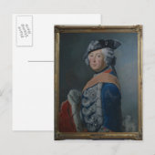 Friedrich II. der Große Preußen nach 1753 Postkarte (Vorne/Hinten)