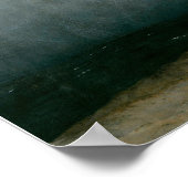 Friedrich - Mönch auf See Poster (Ecke)