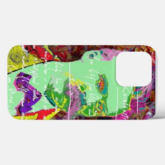 Friedrich Nietzche Deutscher Philosoph Existenzial Case-Mate iPhone Hülle (Rückseite (Horizontal))