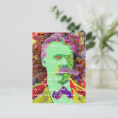 Friedrich Nietzche Deutscher Philosoph Existenzial Postkarte (Stehend Vorderseite)