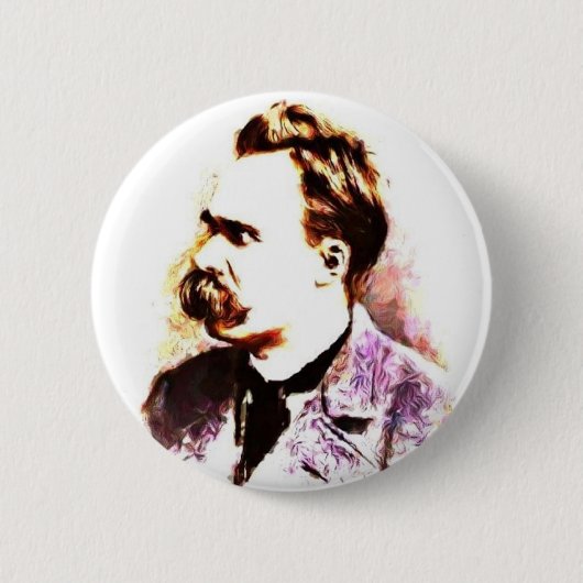 Friedrich Nietzsche Button (Vorderseite)