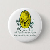 Friedrich Nietzsche Button (Vorderseite)